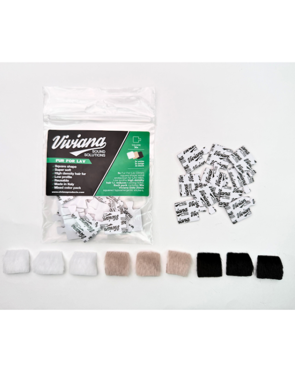VIVIANA FUR FOR LAV - Mix Color, Square