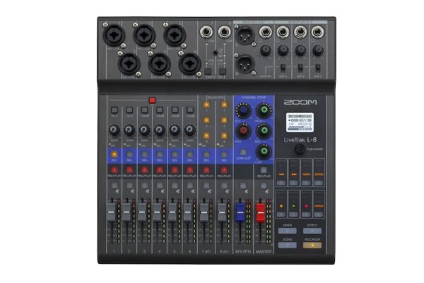 ZOOM  LiveTrak L-8 -  DIGITAL MIXER 8 CHANNELS