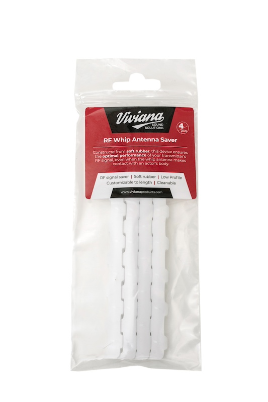 VIVIANA RF WHIP ANTENNA SAVER - 4pcs, White