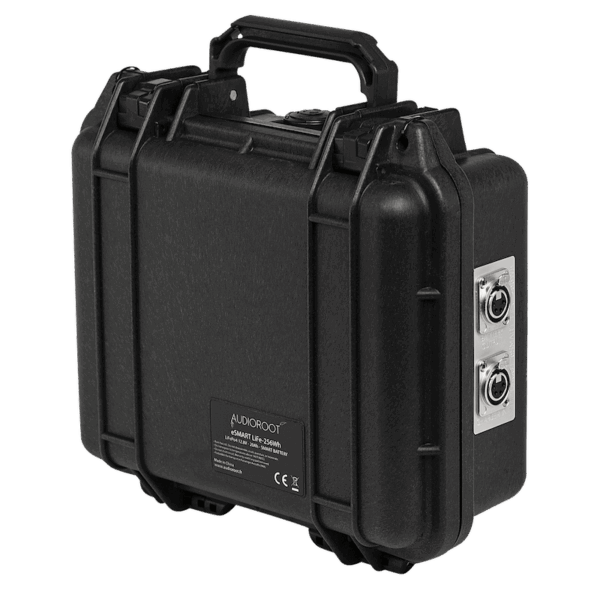 AUDIOROOT LIFE-256WH - 12.8V 256WH SMART LIFEPO4 BATTERY IN PELICASE 1200