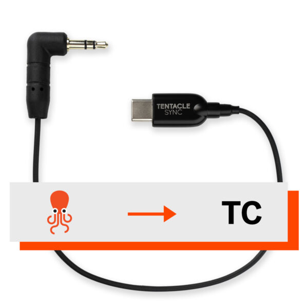 TENTACLE SYNC - TENTACLE TO USB-C AUDIO INTERFACE FOR DJI – TIMECODE CABLE