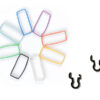 TENTACLE SYNC - SYNC E – SILICONE BANDS RAINBOW SET AND CLAMPS