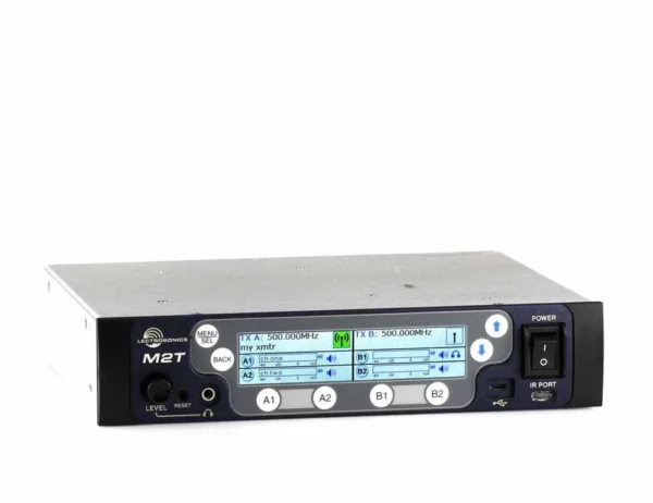 LECTROSONICS M2T-ND - RACK IEM/IFB TRANSMITTER, DIGITAL DUAL STEREO