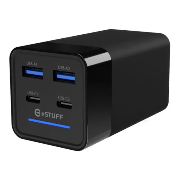 AUDIOROOT - ESTUFF ES635201 USB-A / USB-C CHARGER, 4-PORT (120W PD/QC 3.0)